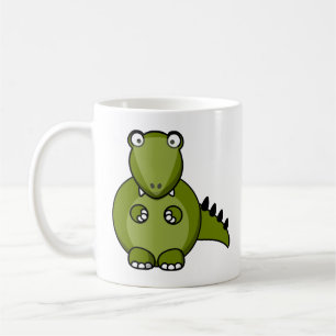 Caneca De Café Dinossauro fofo e colorido
