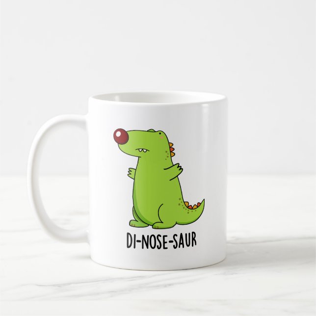 Caneca De Café Dinossauro Funny Dinossaur Pun (Esquerda)