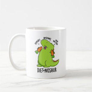 Caneca De Café Dinossauro Funny Dinossauro Dieta