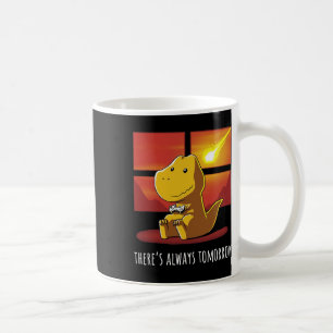 Caneca De Café Dinossauro Sempre Amanhã Jogando Vídeo Jogo 1