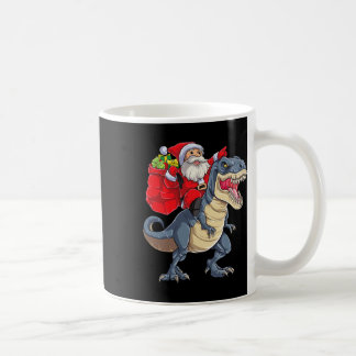 Caneca De Café Dinossauro T Rex Papais noeis de Natal Rapazes Men