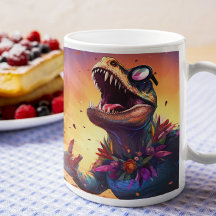 Dinossauros - Assustador e Engraçado versão 12 Mug