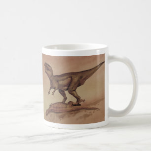 Caneca De Café Dinossauros Vintage, Carnívoro Giganotosaurus