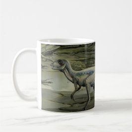 Caneca De Café Dinossauros Vintage, um Hypsilophodon do Cretáceo