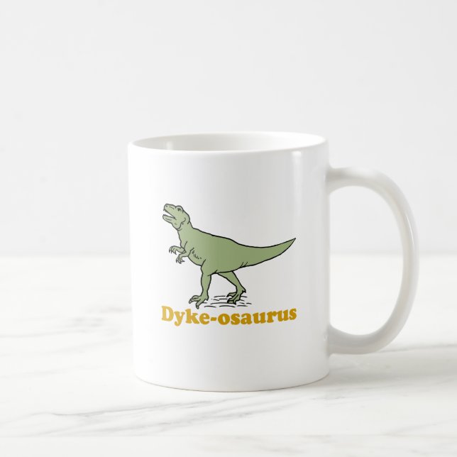Caneca De Café Dique-osaurus (Direita)