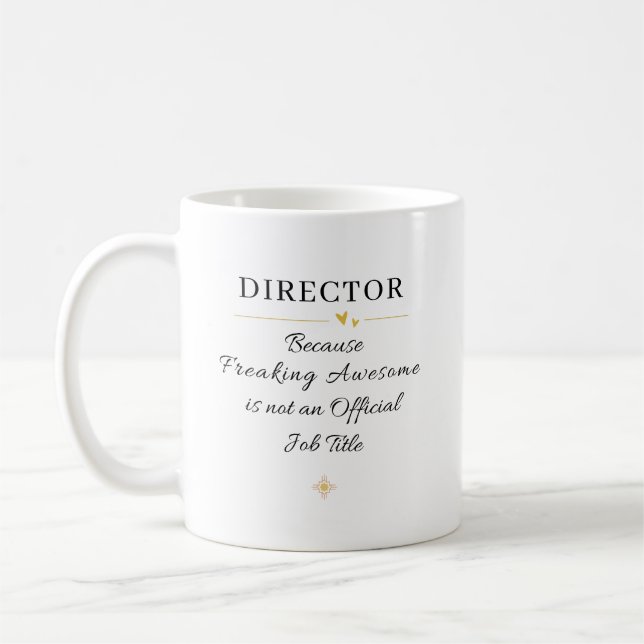 Caneca De Café Director Office Quote (Esquerda)