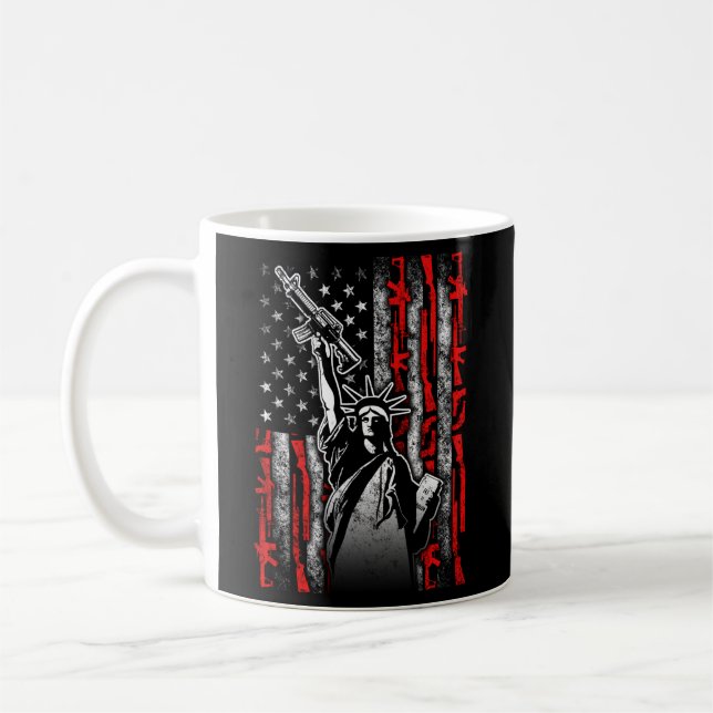 Caneca De Café Direitos das Armas de Alteração do Segundo Patriót (Esquerda)