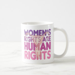 Caneca De Café Direitos das mulheres são direitos humanos Pró-e