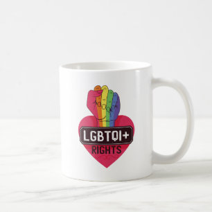 Caneca De Café Direitos LGBTQI - Marcha de Primeiro Orgulho do Si