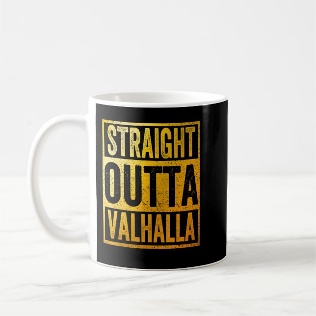 Caneca De Café Diretamente de Valhalla Gold (Esquerda)