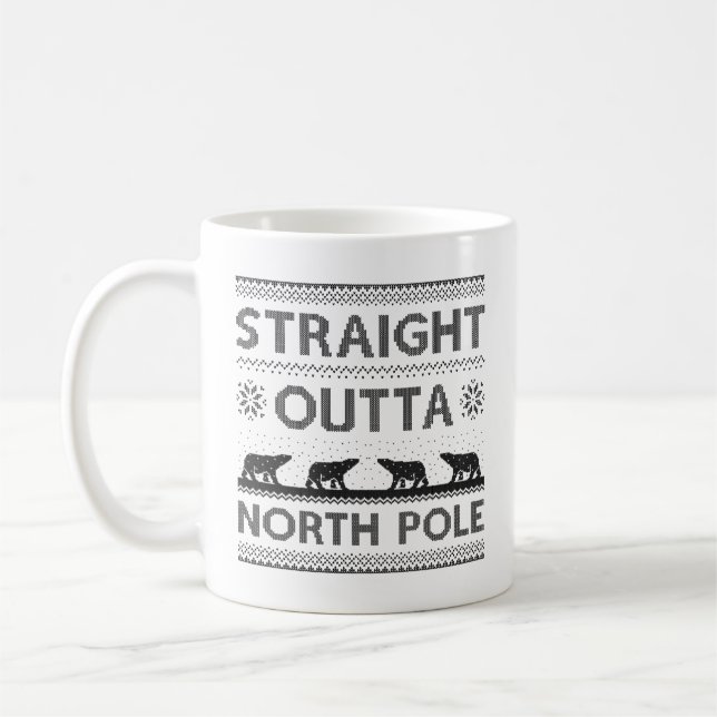 Caneca De Café Diretamente do Polo Norte (Esquerda)