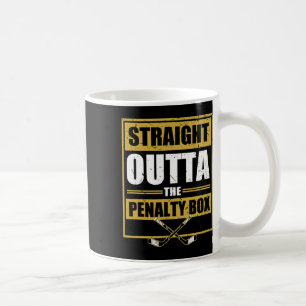 Caneca De Café Direto da Caixa de Penalidade Hóquei no Gelo