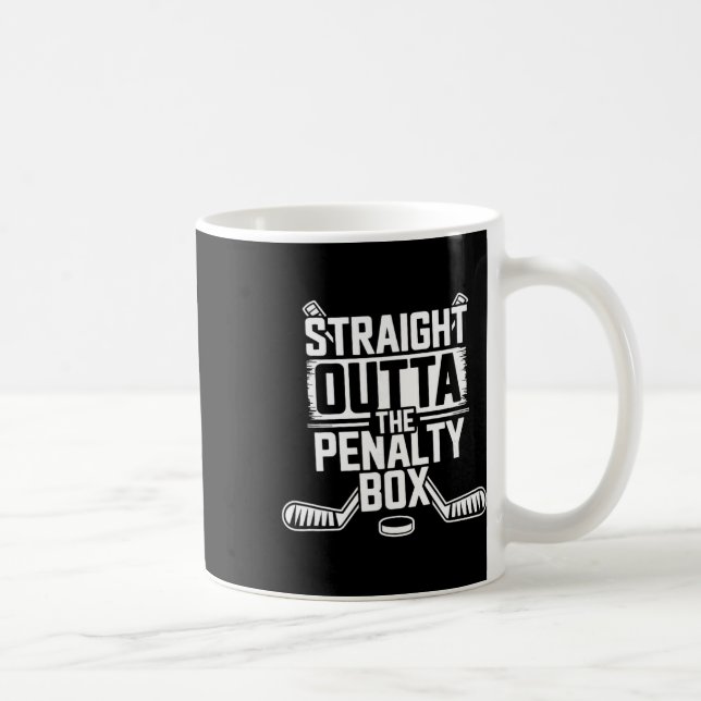 Caneca De Café Direto da Caixa de Penalidade - Jogador de Hóquei  (Direita)