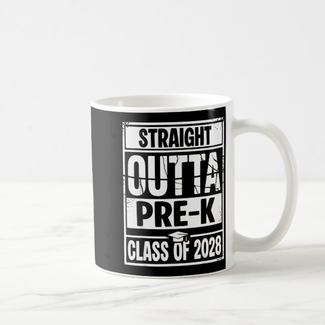 Caneca De Café Direto da turma de formatura do pré-primário de 20 (Direita)