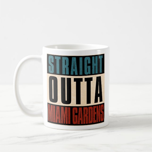 Caneca De Café Direto de Miami Gardens Florida FL (Esquerda)