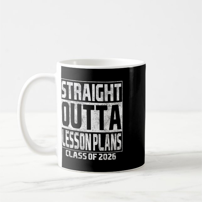 Caneca De Café Direto dos Planos de Aula Graduação Cl 2026 Esc (Esquerda)