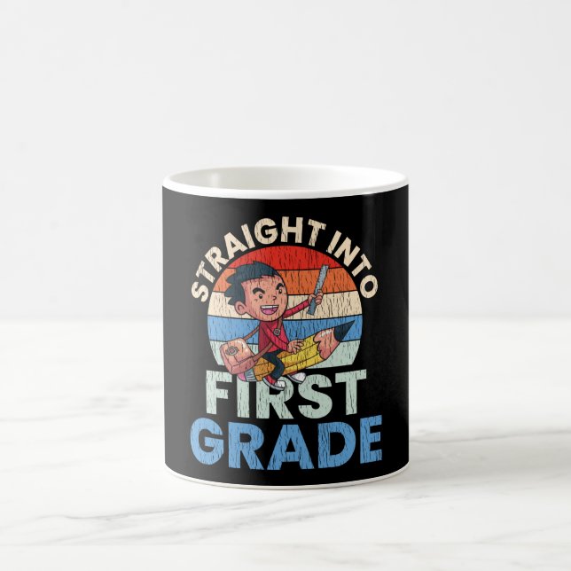 Caneca De Café Direto Para a Primeira Série Presente De Volta às  (Centro)