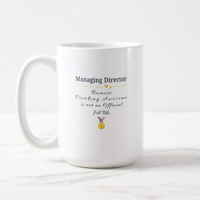 Caneca De Café Diretor Administrativo (Esquerda)