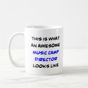 Caneca De Café diretor de acampamento de música incrível