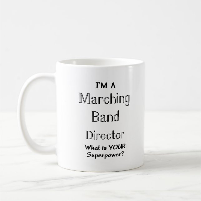 Caneca De Café Diretor de banda marcial (Esquerda)