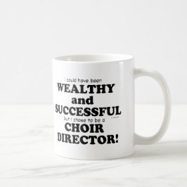 Caneca De Café Diretor de Coro rico e bem-sucedido