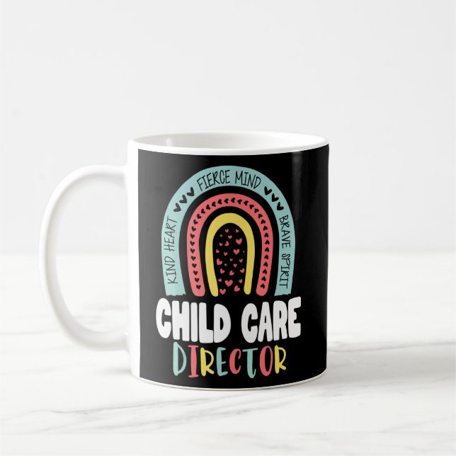 Caneca De Café Diretor de creche Daycare School Provider Te (Esquerda)