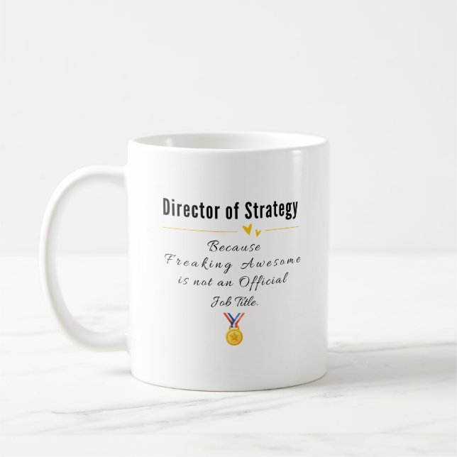 Caneca De Café Diretor de Estratégia (Esquerda)