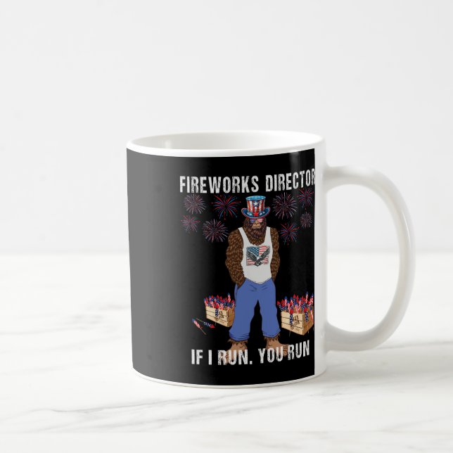 Caneca De Café Diretor De Fogos De Artifício - Eu Lhe Faço O Engr (Direita)