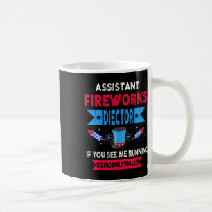 Caneca De Café Diretor de Fogos de Artifício Istmo Você Corre 4 D