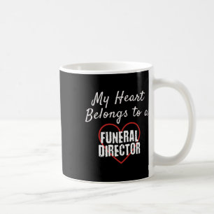 Caneca De Café Diretor de Funeral Meu Coração Pertence ao Amor Va