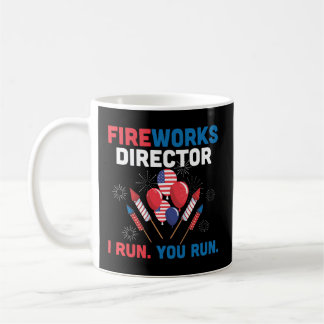 Caneca De Café Diretor Do Fireworks Eu Lhe Lanço Em 4 De Julho Us