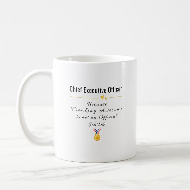 Caneca De Café Diretor Executivo Principal (Esquerda)