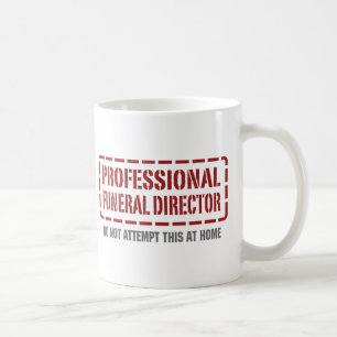 Caneca De Café Diretor fúnebre profissional
