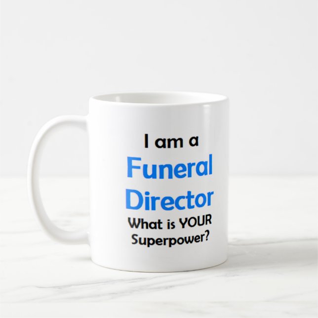 Caneca De Café diretor funerário (Esquerda)