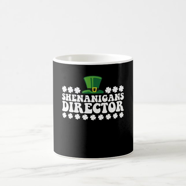 Caneca De Café Diretor Shenanigans Groovy St Patrick's Day Irland (Centro)