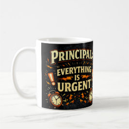 Caneca De Café Diretor: Tudo é Urgente | Presente Divertido para 
