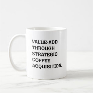 Caneca De Café Dirigindo Aquisição Estratégica de Café de Valor A