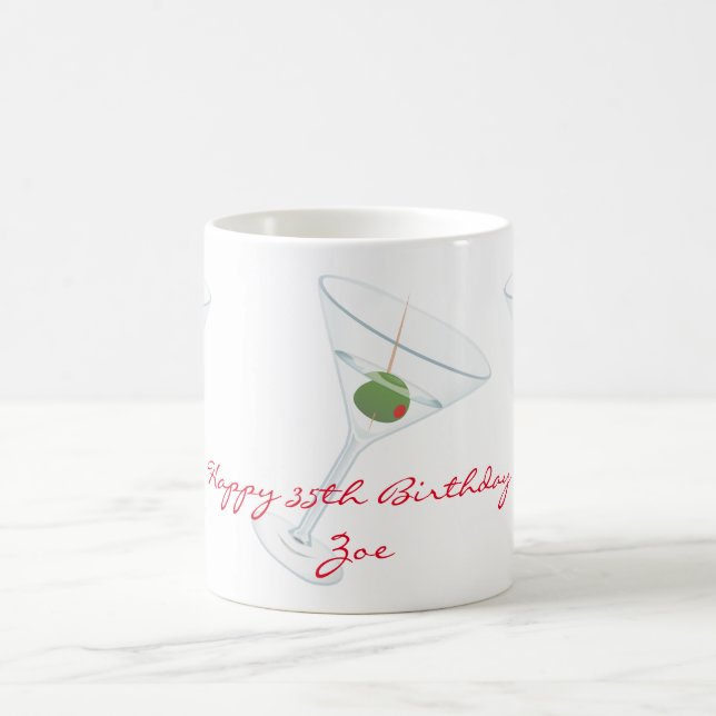 Caneca De Café Dirty Olive Martini Thunder_Cove (Centro)