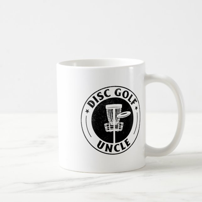 Caneca De Café Disc Golf Uncle - Disc Golfing Uncle Disc Golf Pla (Direita)