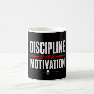 Caneca De Café Disciplina sobre motivação