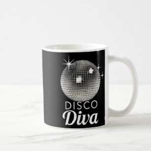 Caneca De Café Disco Ball Disco Diva Queen3