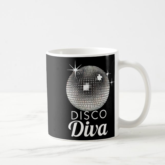 Caneca De Café Disco Ball Disco Diva Queen3 (Direita)