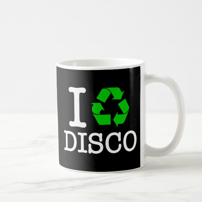Caneca De Café Disco do Reciclar (Direita)