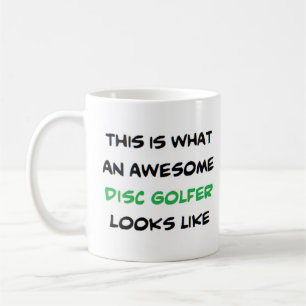 Caneca De Café disco golfista, incrível