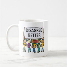 Caneca De Café Discordo melhor