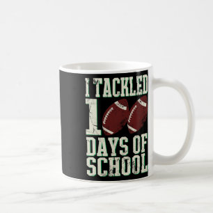 Caneca De Café Discutimos 100 Dias De Tema De Futebol Escolar