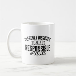 Caneca De Café disfarçado de adulto responsável