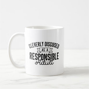 Caneca De Café disfarçado de adulto responsável