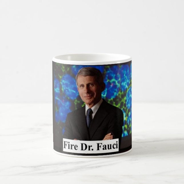 Caneca De Café Disparar o Dr. Fauci (Centro)