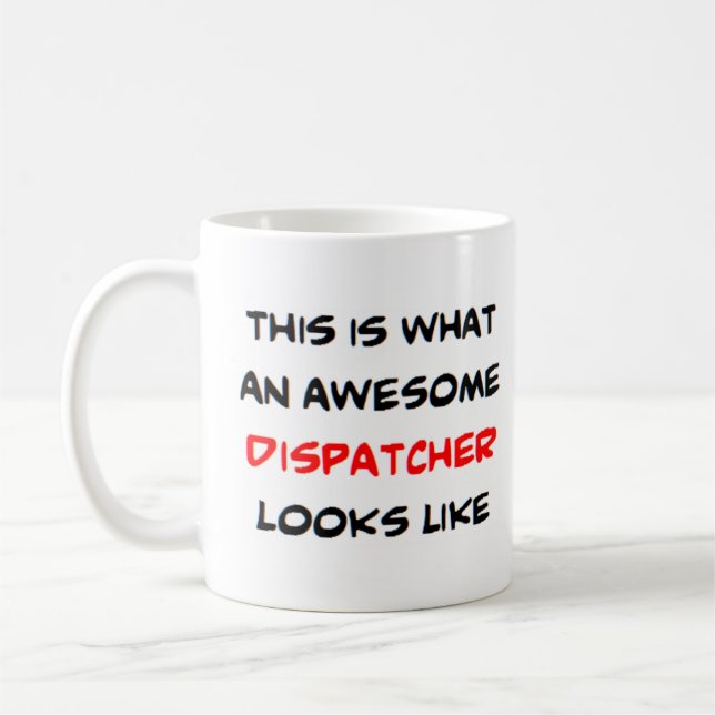 Caneca De Café dispatcher, awesome (Esquerda)